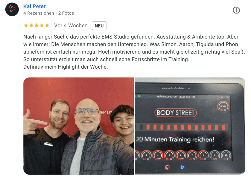 EMS Fitness Berlin Mitte - Erfahrung