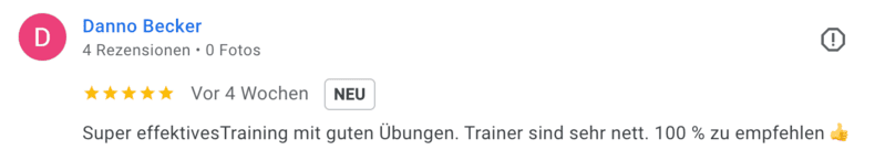 EMS Fitness Berlin Weißensee - Erfahrung