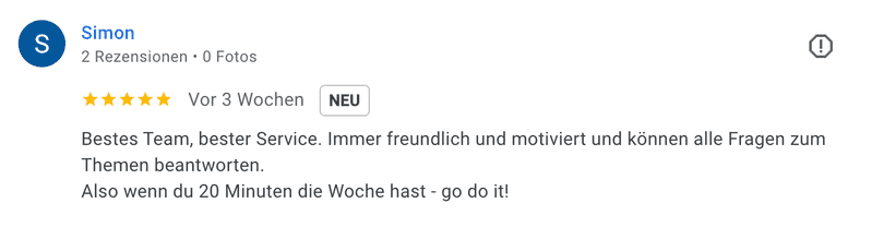 EMS Training Berlin Mitte - Erfahrung